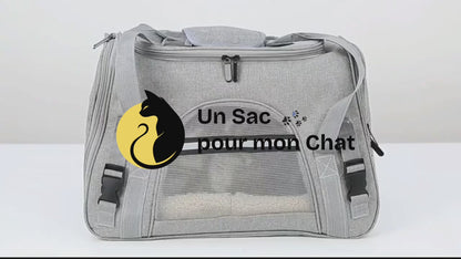 Sac de Transport Pliable pour Chat