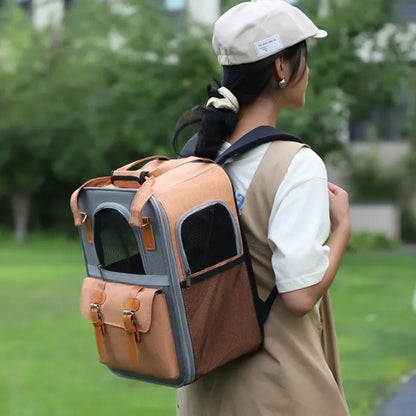 Sac de Transport Chat ou Petit Chien - Orange