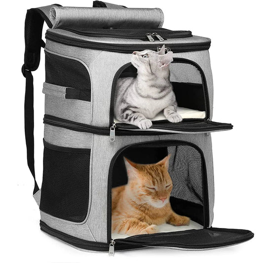 Sac de Transport pour 2 Chats