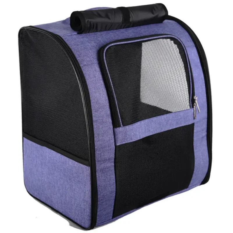 Sac de Transport pour Chat Maine Coon - Violet / M (40x28x43 cm)