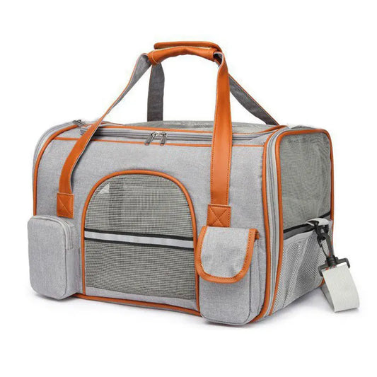 Sac Transport Chat 46x28x24 - Gris clair