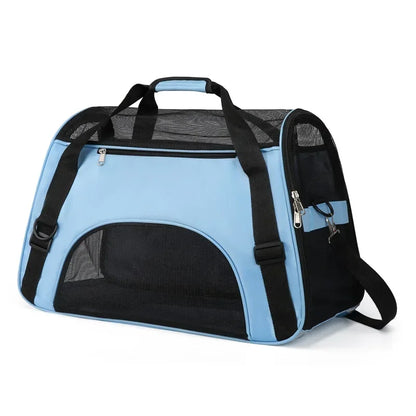 Sac Transport Chat Avion - Bleu / S (43x20x26 cm)