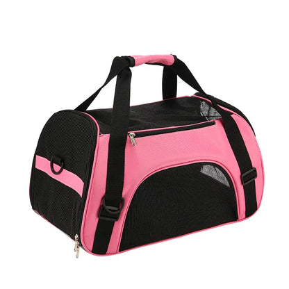 Sac Transport Chat Avion - Rose / S (43x20x26 cm)