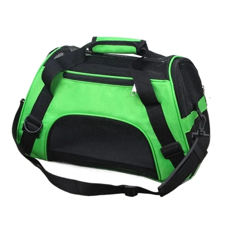 Sac Transport Chat Avion - Vert / S (43x20x26 cm)